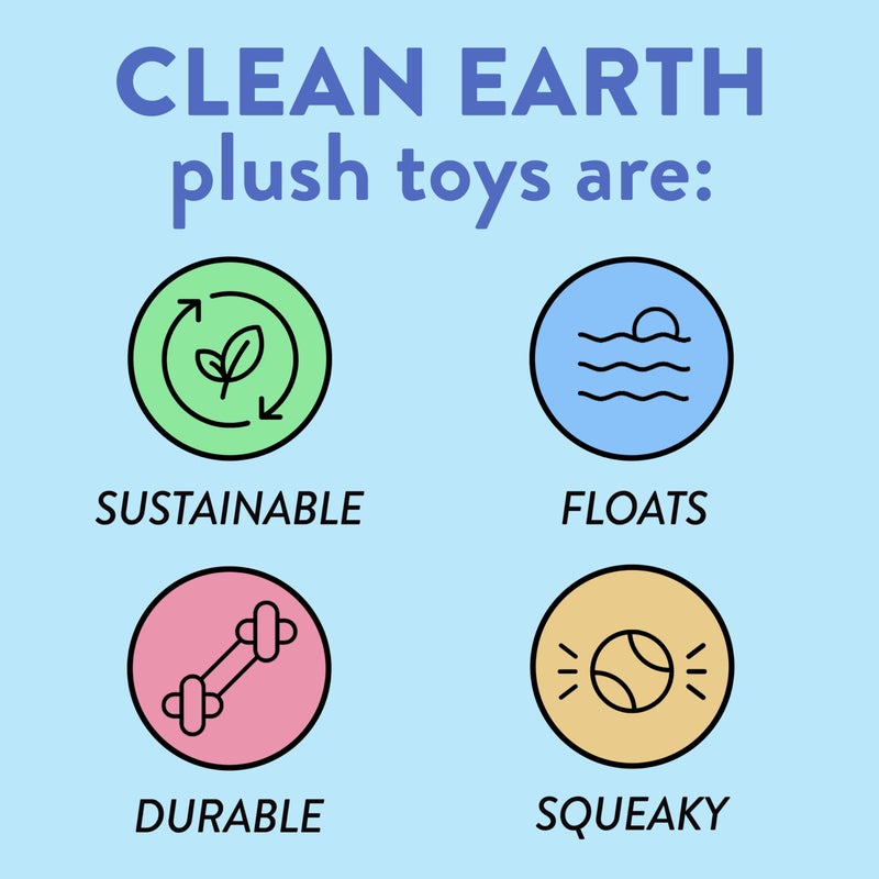 Spunky Pup Clean Earth Plush Pelican | Made from 100% Recycled Water Bottles | Small - Image 4